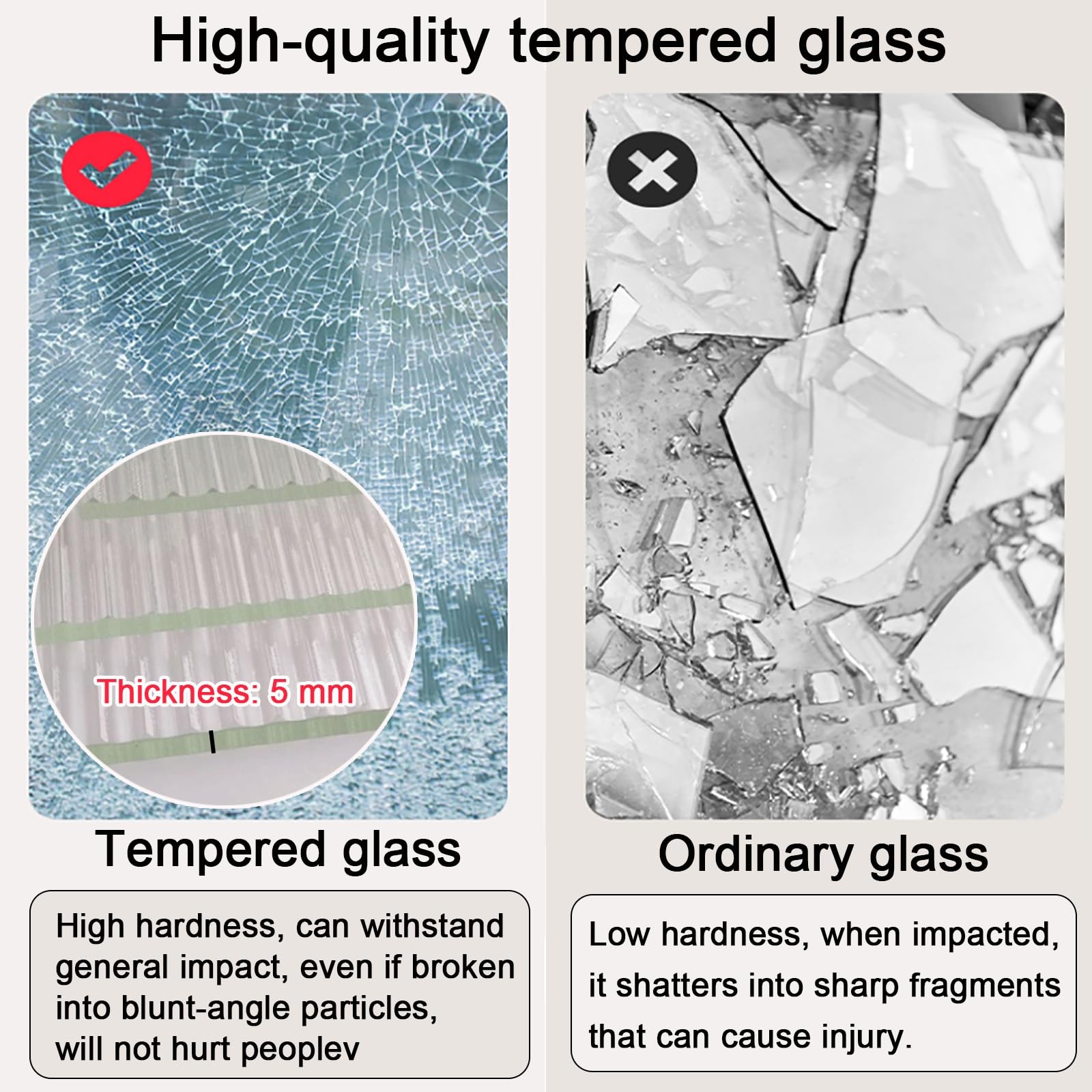 Oval Casement Window with Tempered Glass and Aluminum Frame, Flush-Mounted Rotating Design