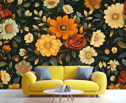 Large HD Canvas Wall Mural 169" × 118", Seamless Multi-Panel Wallpaper for Living Room & Bedroom