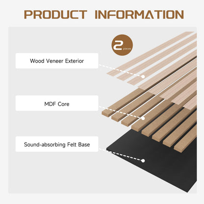 Wood Slat Wall Panels, Decorative Acoustic Accent Slats