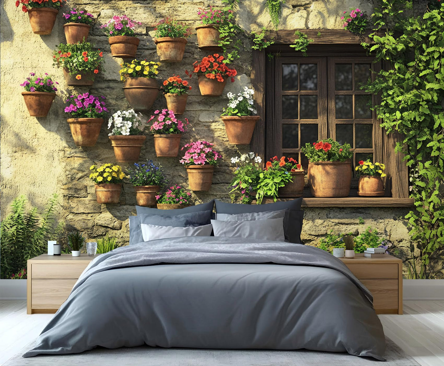Large HD Canvas Wall Mural 169" × 118", Seamless Multi-Panel Wallpaper for Living Room & Bedroom