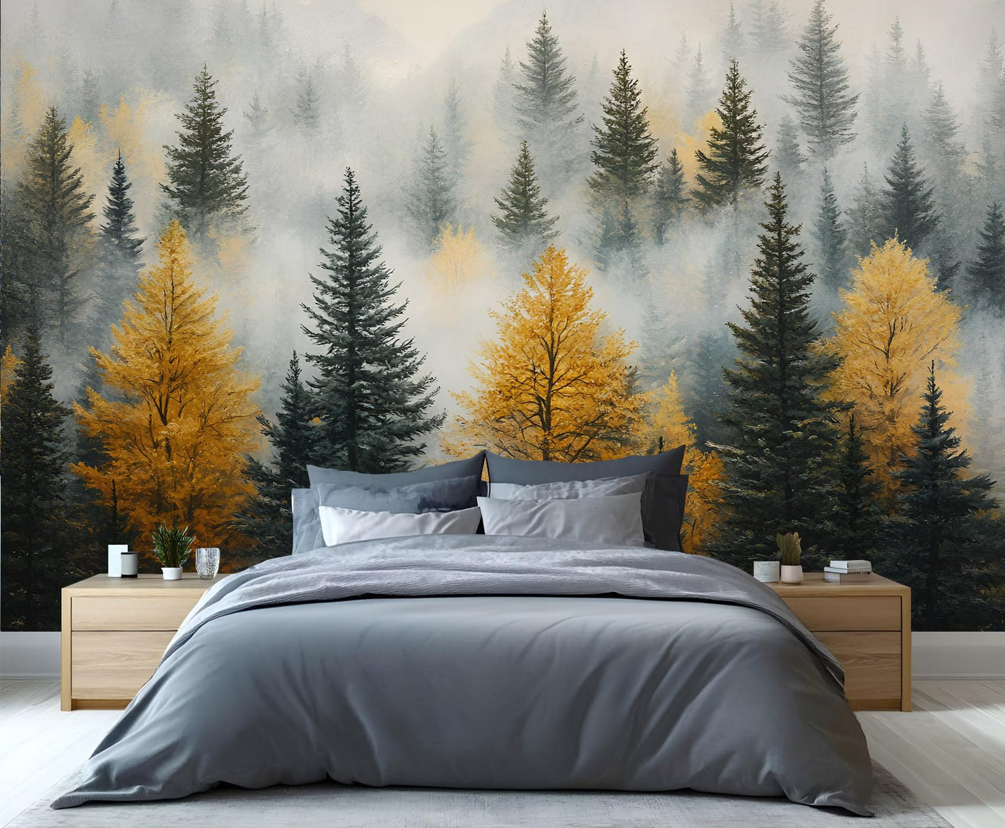 Large Canvas Wall Mural 169" × 118", HD Multi-Panel Wallpaper for Living Room & Bedroom Accent Walls
