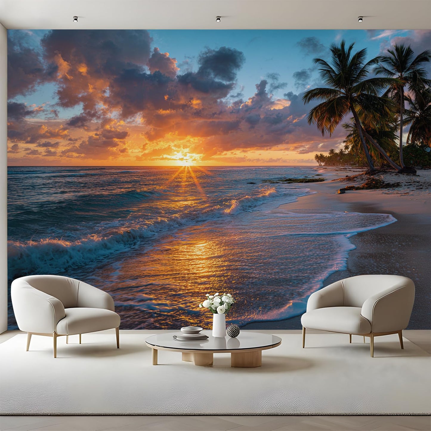 Peel-and-Stick Vintage Wall Mural Wallpaper for Living Room & Bedroom