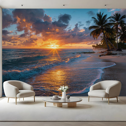 Peel-and-Stick Vintage Wall Mural Wallpaper for Living Room & Bedroom