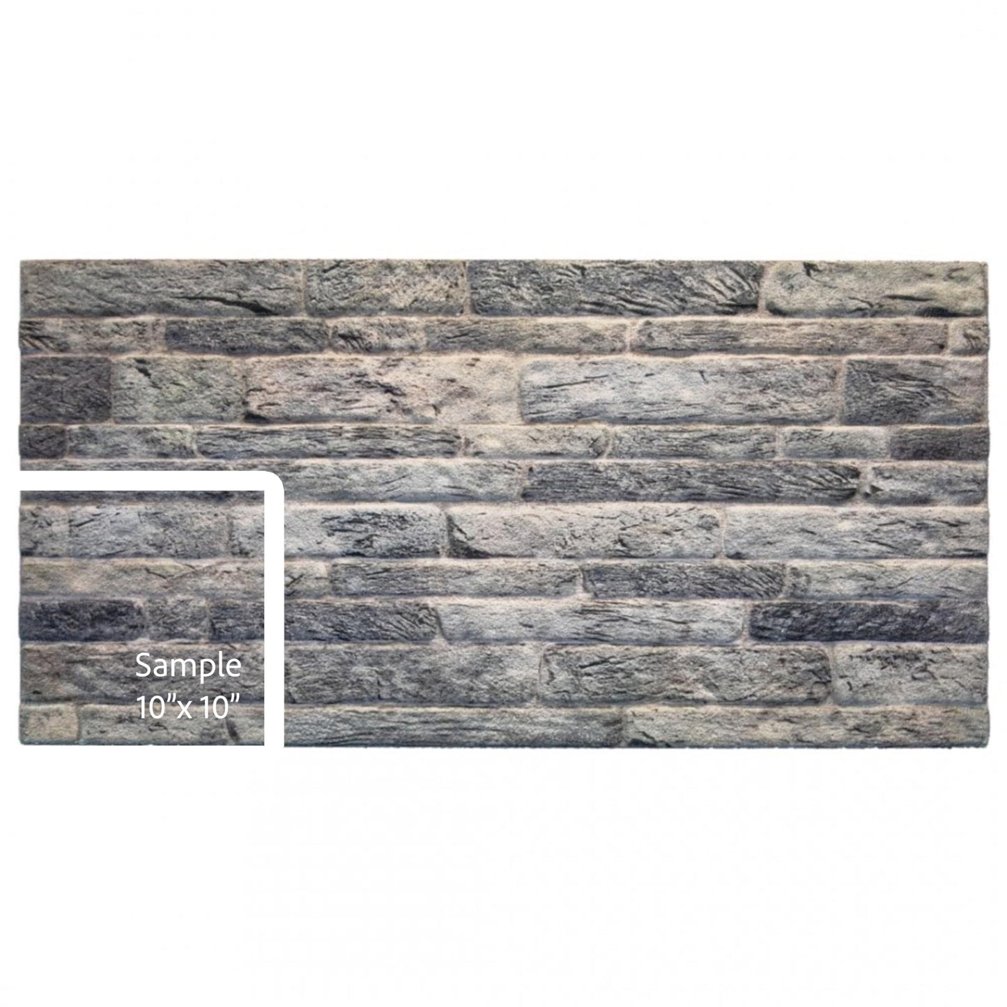 3D Faux Brick Wall Panels, Stone-Look Wall Cladding for Interior Spaces