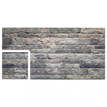 3D Faux Brick Wall Panels, Stone-Look Wall Cladding for Interior Spaces