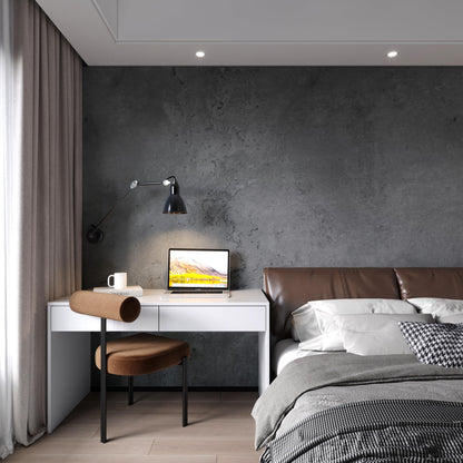 Grey Concrete Peel-and-Stick Wallpaper, Self-Adhesive Waterproof Vinyl for Walls