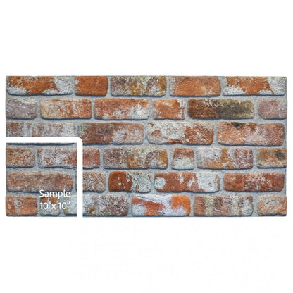 3D Faux Brick Wall Panels, Stone-Look Wall Cladding for Interior Spaces
