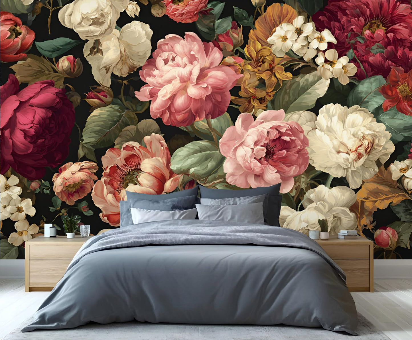 Large HD Canvas Wall Mural 169" × 118", Seamless Multi-Panel Wallpaper for Living Room & Bedroom