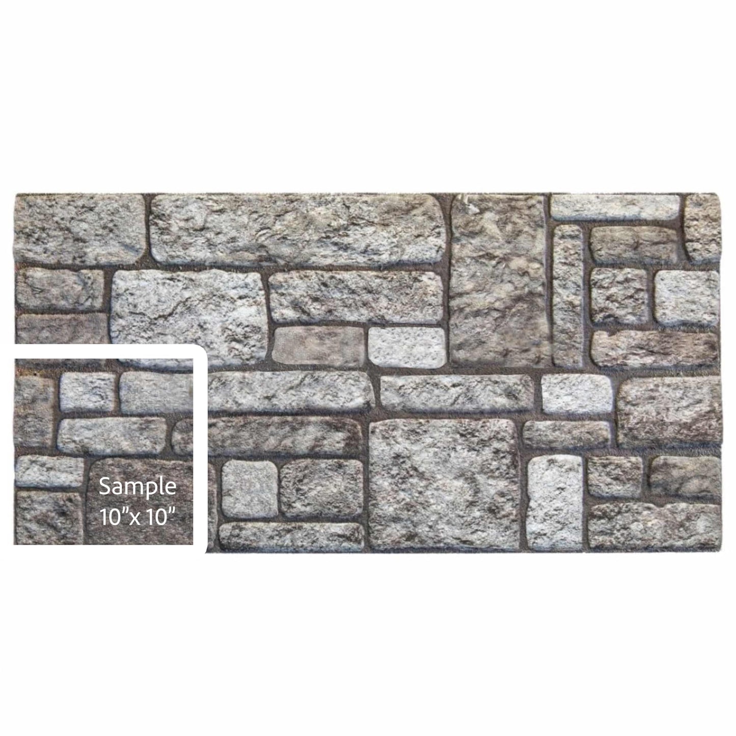3D Faux Brick Wall Panels, Stone-Look Wall Cladding for Interior Spaces