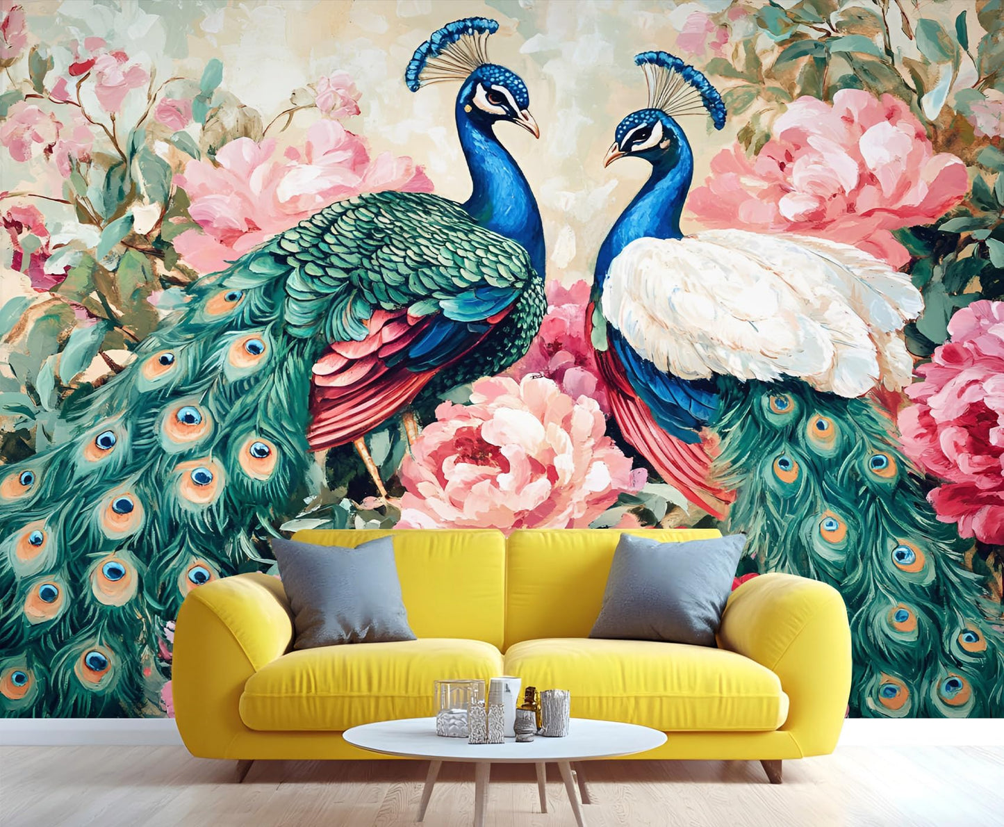 Large Canvas Wall Mural 169" × 118", HD Multi-Panel Wallpaper for Living Room & Bedroom Accent Walls
