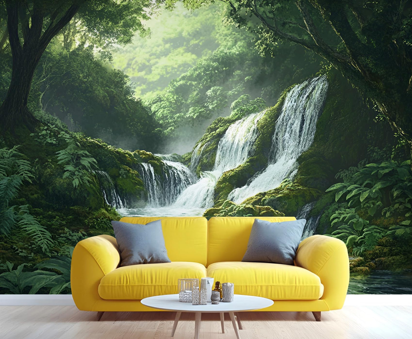 Large HD Canvas Wall Mural 169" × 118", Seamless Multi-Panel Wallpaper for Accent Walls & Room Décor