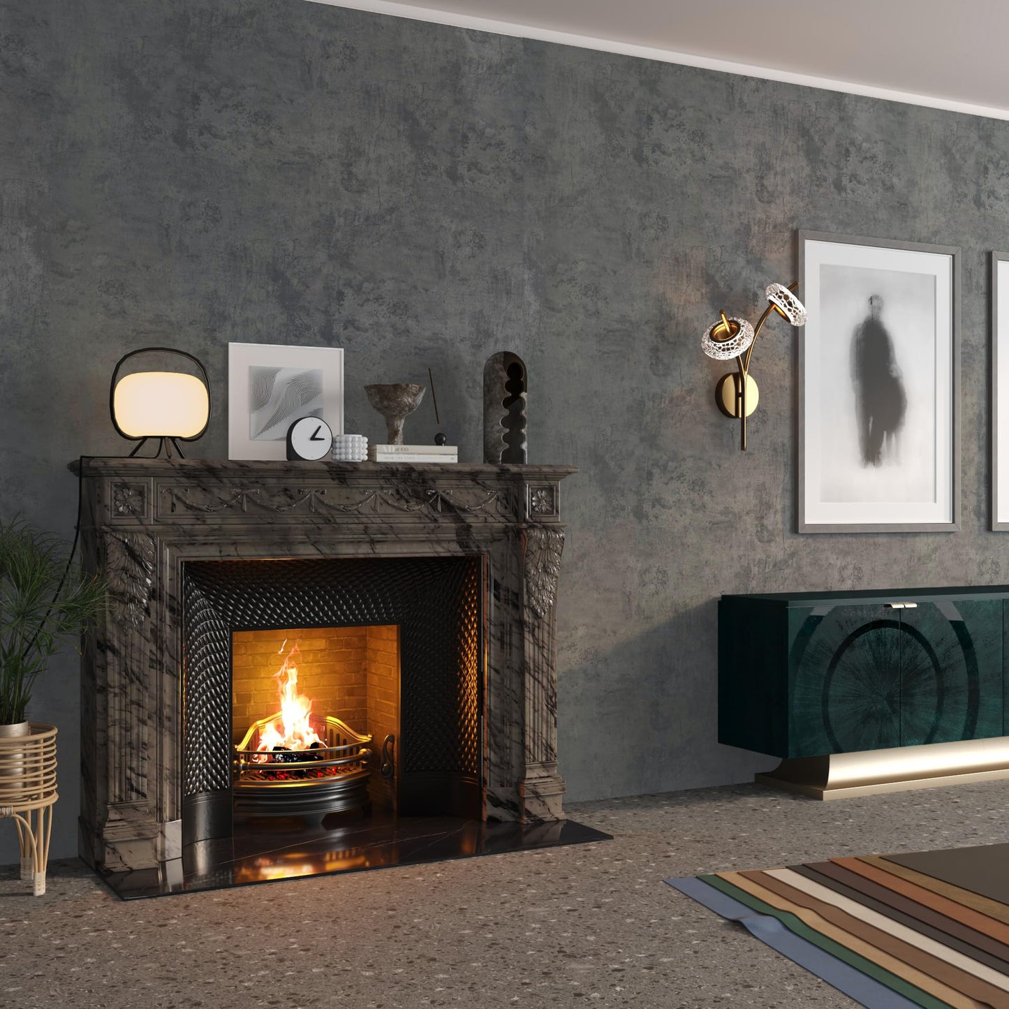 Concrete Contact Paper, Cement-Style Wallpaper
