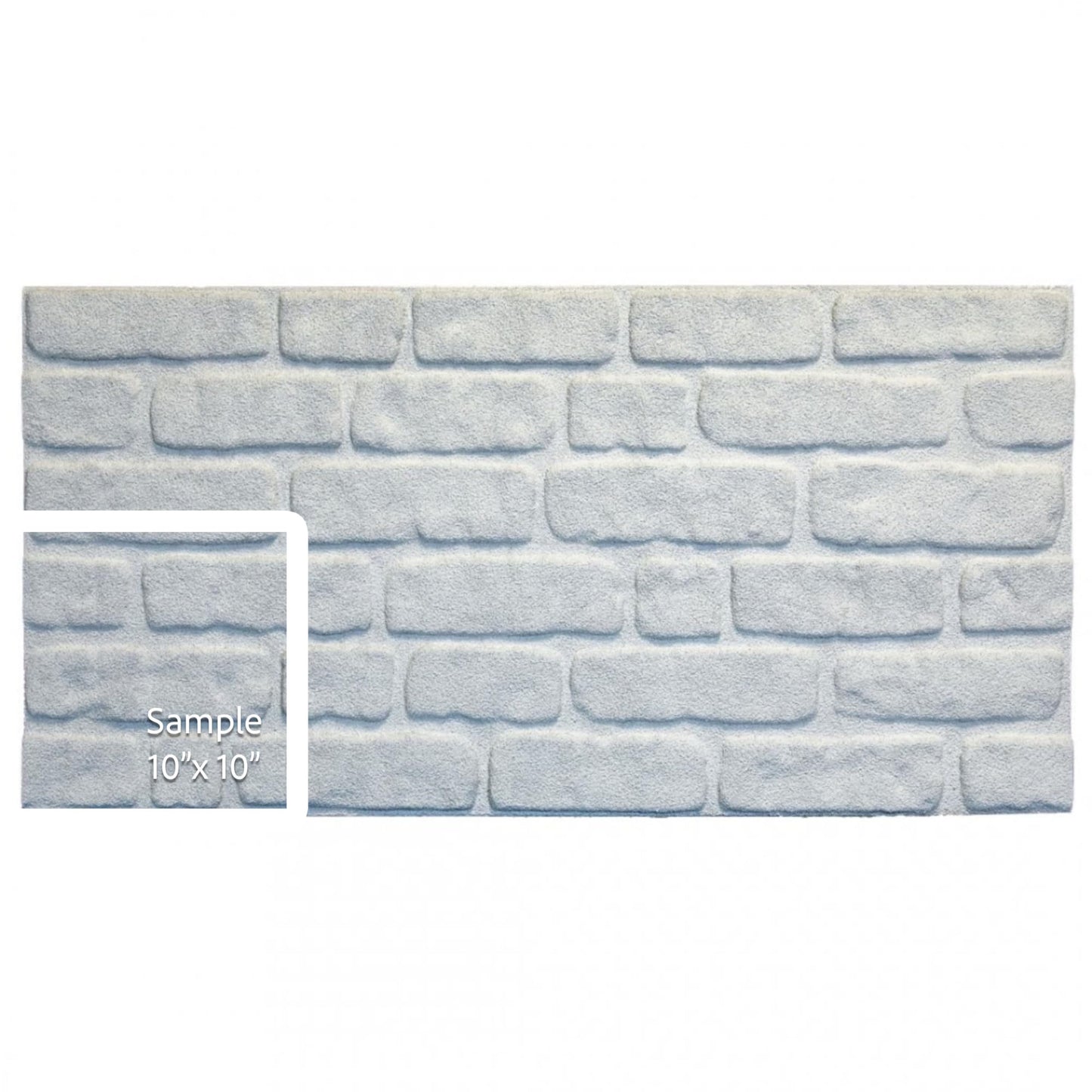 3D Faux Brick Wall Panels, Stone-Look Wall Cladding for Interior Spaces