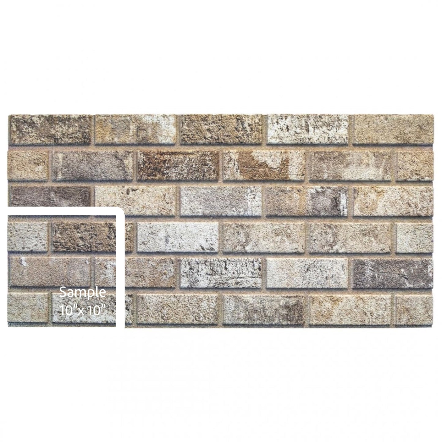 3D Faux Brick Wall Panels, Stone-Look Wall Cladding for Interior Spaces