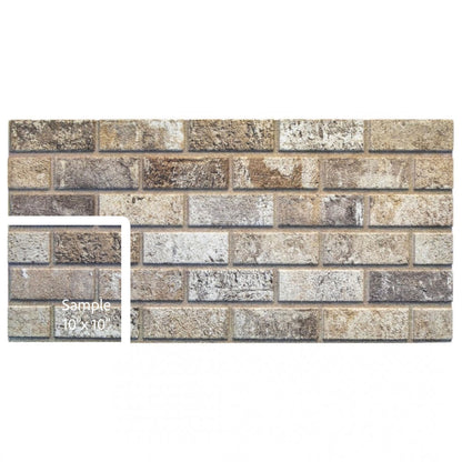 3D Faux Brick Wall Panels, Stone-Look Wall Cladding for Interior Spaces