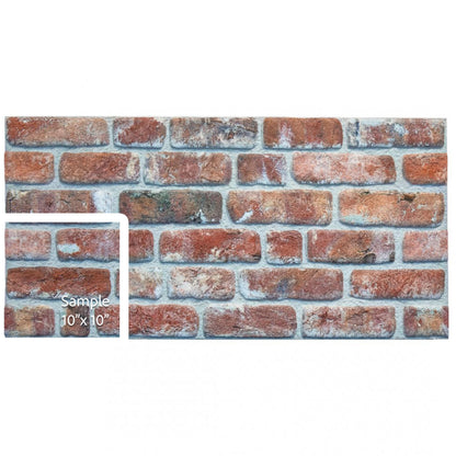 3D Faux Brick Wall Panels, Stone-Look Wall Cladding for Interior Spaces