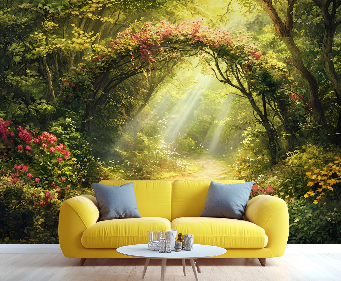 Large HD Canvas Wall Mural 169" × 118", Seamless Multi-Panel Wallpaper for Accent Walls & Room Décor