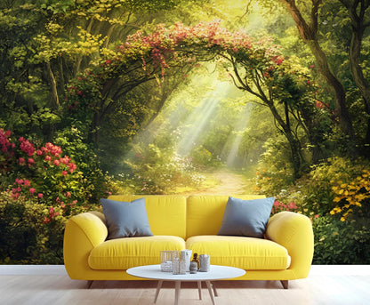 Large HD Canvas Wall Mural 169" × 118", Seamless Multi-Panel Wallpaper for Accent Walls & Room Décor