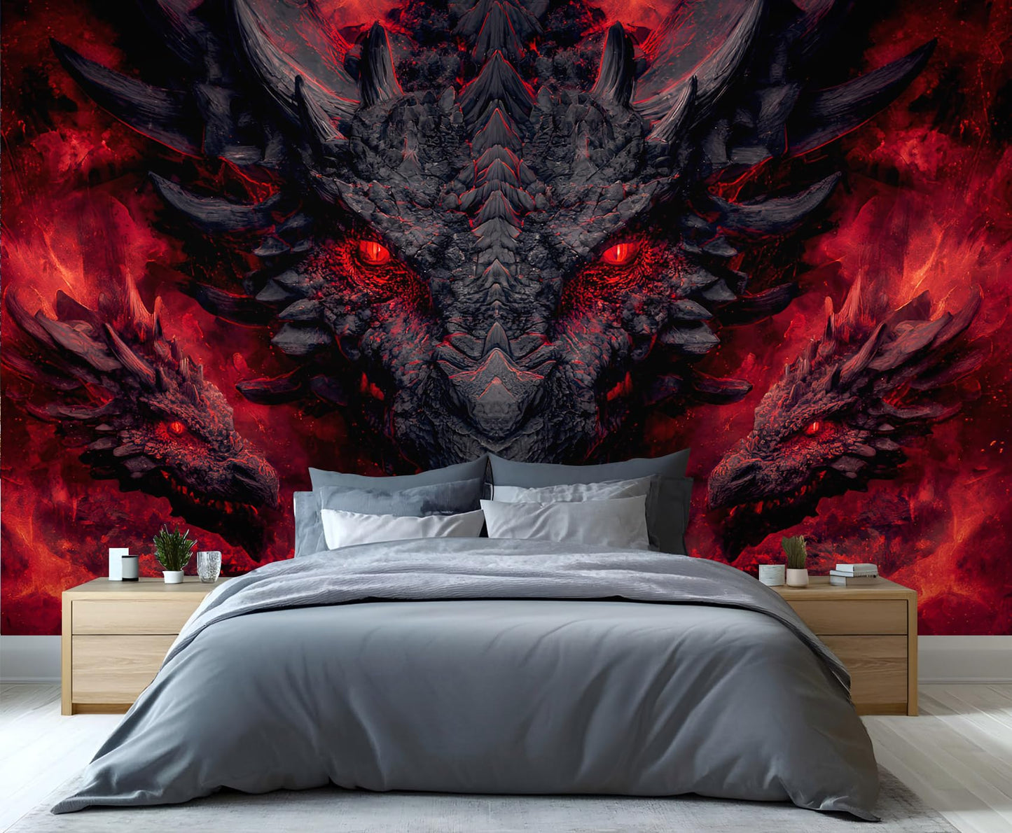 Large HD Canvas Wall Mural 169" × 118", Seamless Multi-Panel Wallpaper for Living Room & Bedroom