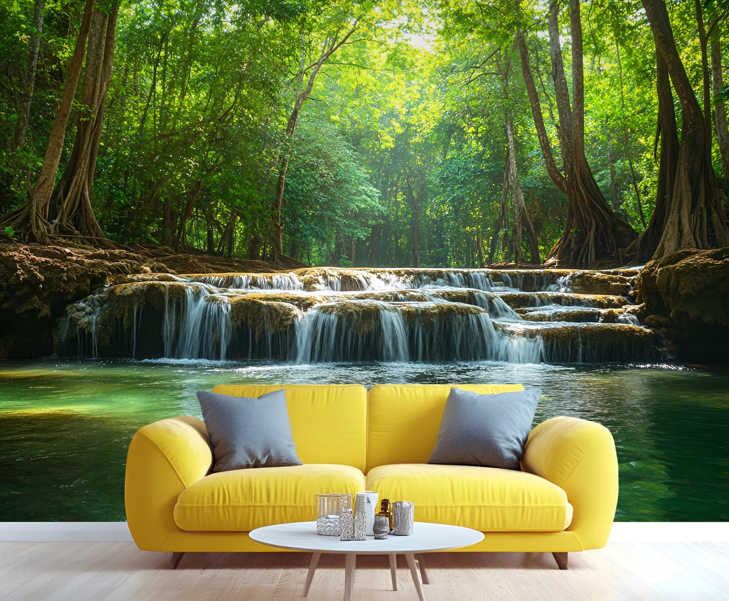Large HD Canvas Wall Mural 169" × 118", Seamless Multi-Panel Wallpaper for Accent Walls & Room Décor