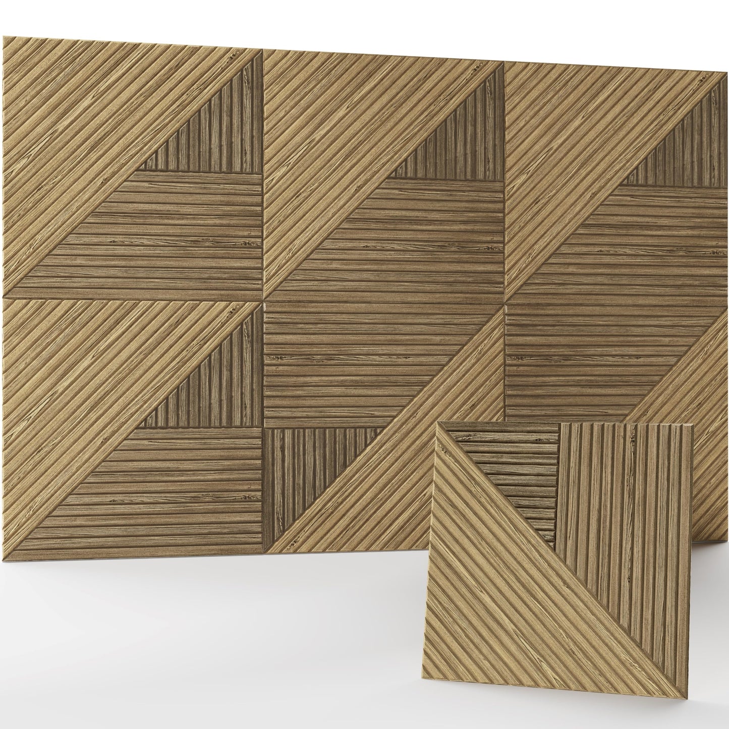 Acoustic Sound Absorbing Panels, Wall Art with Nano Glue for Home Studio & Office