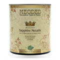 Sapphire Metallic Paint, Water-Based Finish for Interior & Exterior Surfaces