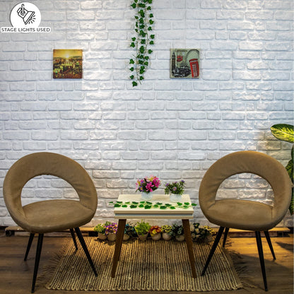 3D Faux Brick Wall Panels, Stone-Look Wall Cladding for Interior Spaces