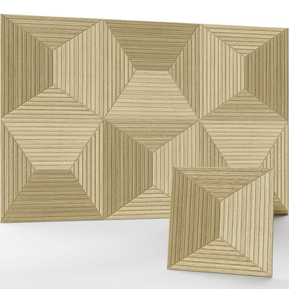 Acoustic Sound Absorbing Panels, Wall Art with Nano Glue for Home Studio & Office