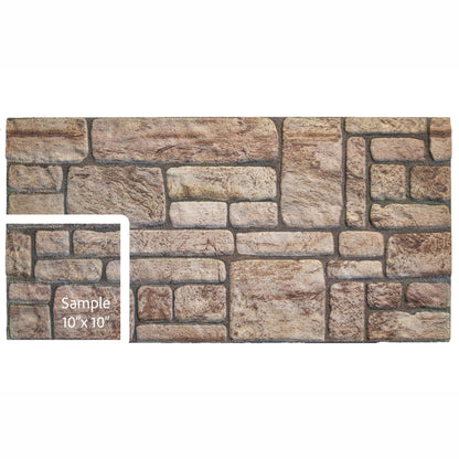 3D Faux Brick Wall Panels, Stone-Look Wall Cladding for Interior Spaces