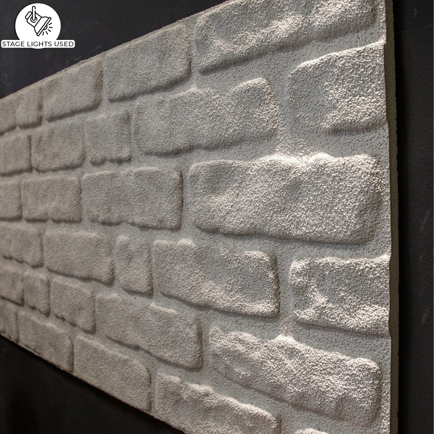 3D Faux Brick Wall Panels, Stone-Look Wall Cladding for Interior Spaces