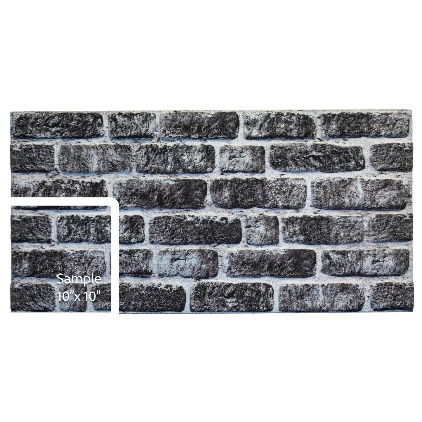 3D Faux Brick Wall Panels, Stone-Look Wall Cladding for Interior Spaces