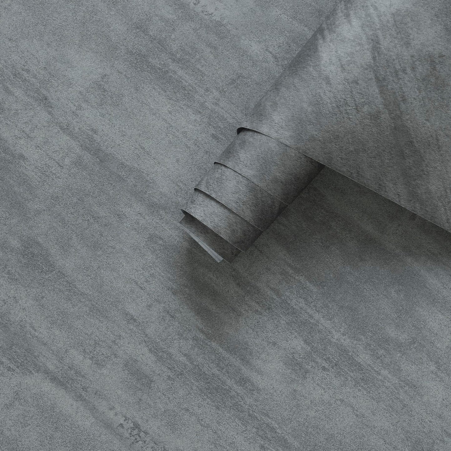 3D Light Grey Concrete Peel-and-Stick Wallpaper, Faux Cement Wall Covering