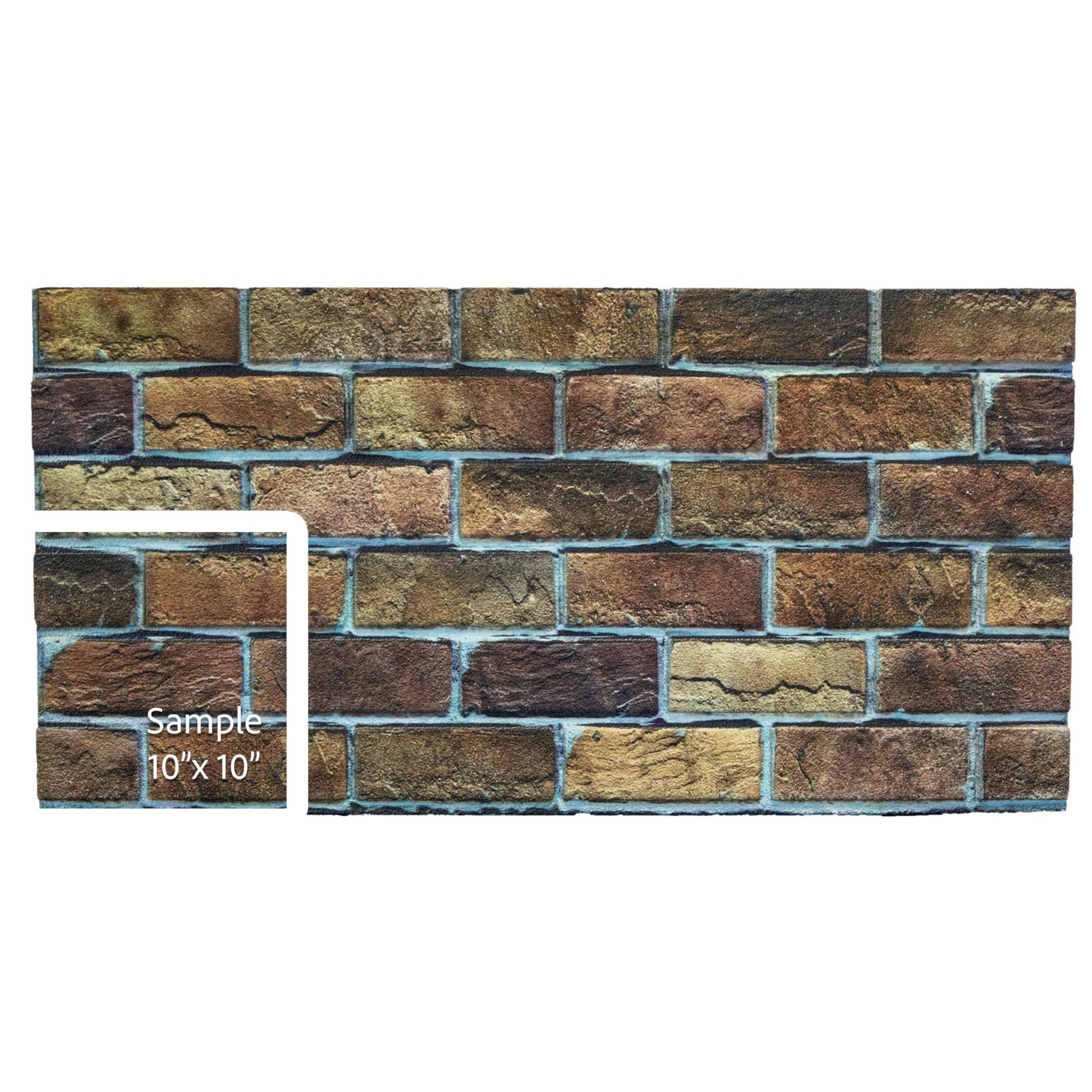 3D Faux Brick Wall Panels, Stone-Look Wall Cladding for Interior Spaces